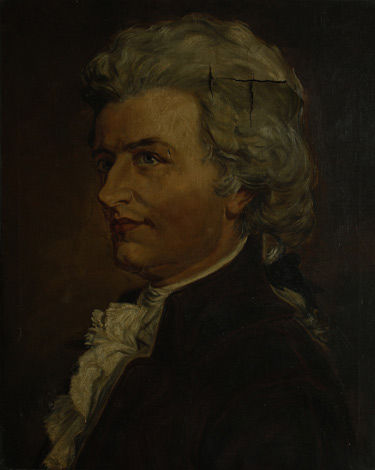 Portrait of Mozart - Before